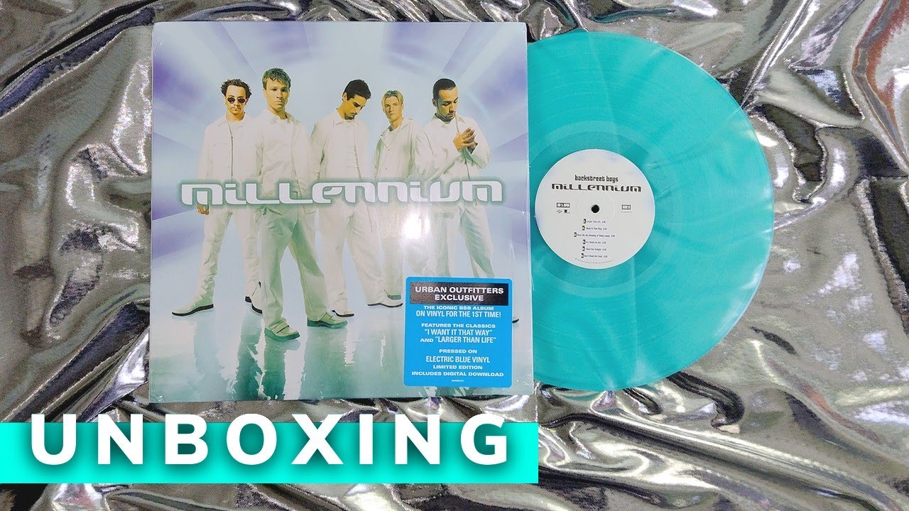 Backstreet Boys - Millennium (Electric Blue Vinyl) Urban Outfitters | UNBOXING