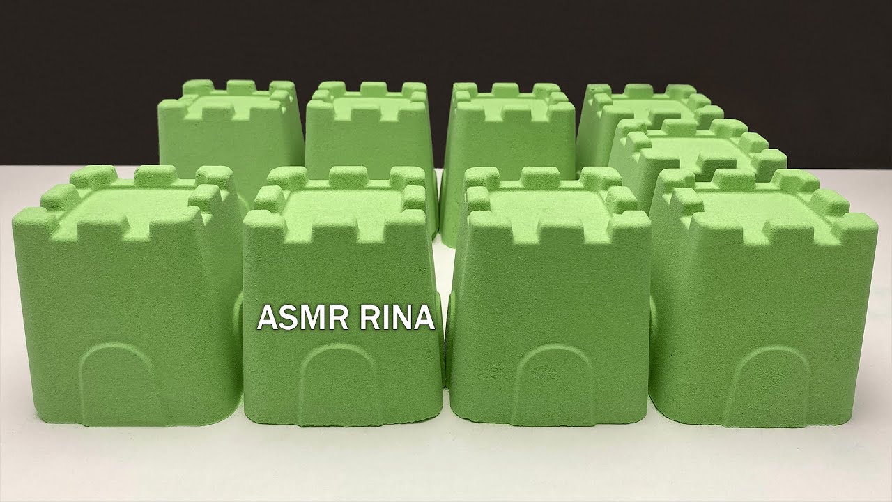 ASMR crunchy baking soda tower