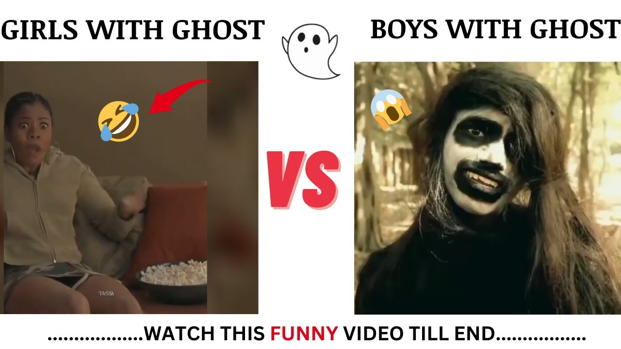 FUNNY GIRLS VS BOYS || WITH GHOST🤣😆🤣
