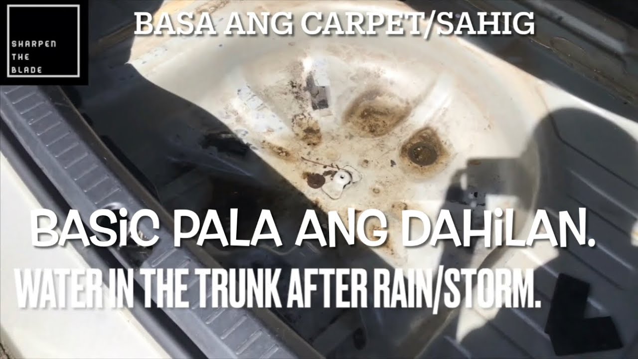 Water in the Trunk| Wet Carpet |Water Leak| Tail light Rubber Gasket DIY| Vios