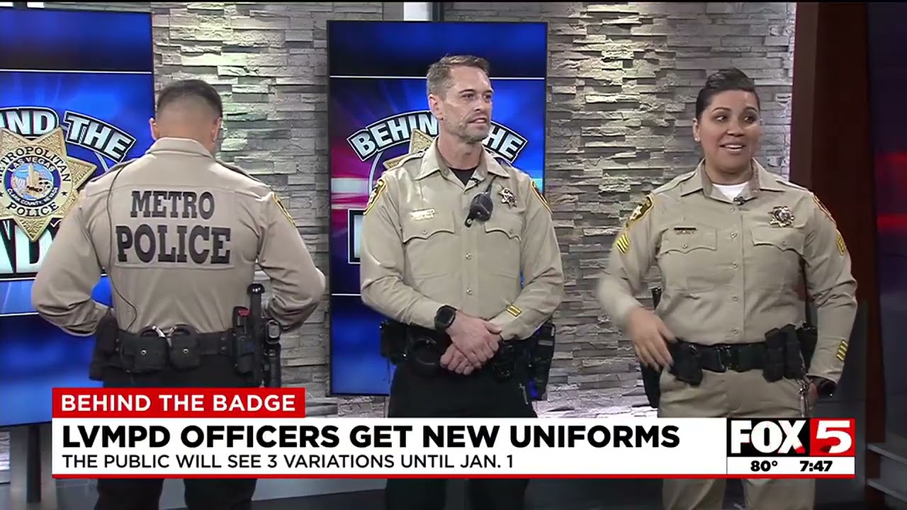 Behind the Badge: LVMPD debuts new uniforms for police officers