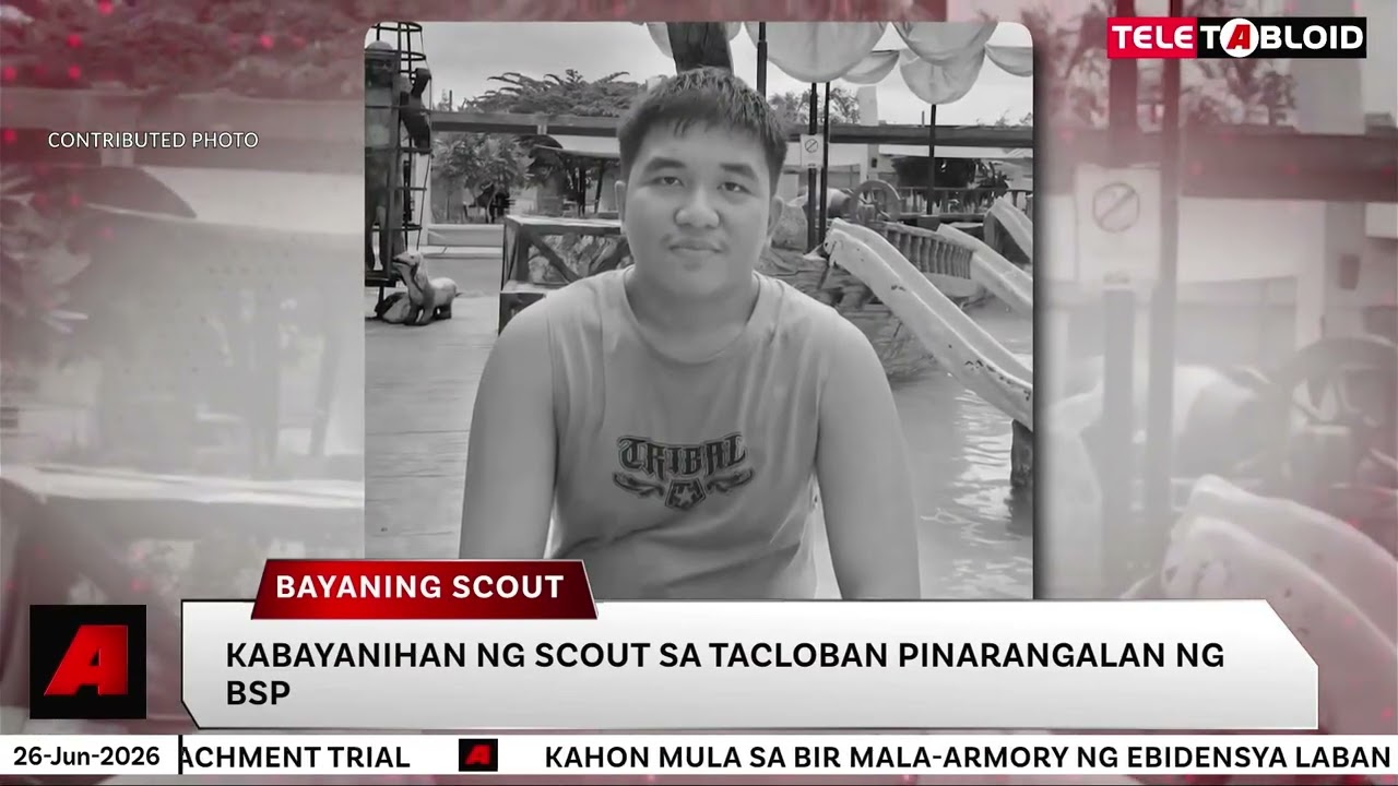 Kabayanihan ng scout sa Tacloban school shooting pinarangalan ng BSP | Teletabloid