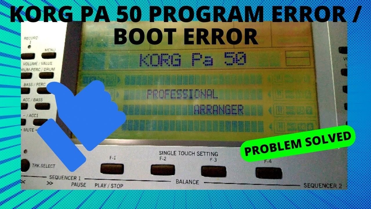 KORG Pa50 Program/System Error (keys & switches) | Repaired | Keyboard Repairing Centre | Karachi