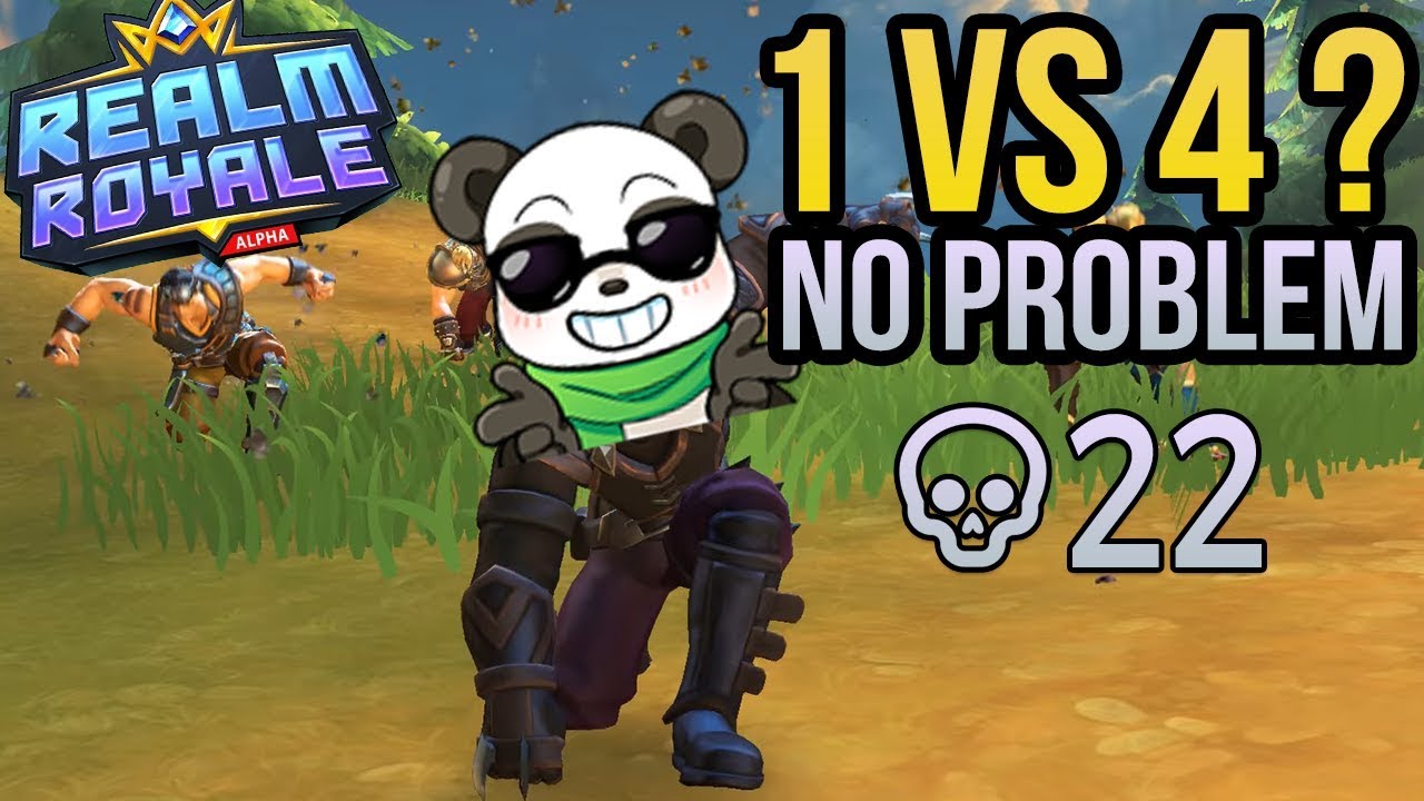 Assassin 1v4? - Crazy Match - Solo vs Squads | Realm Royale