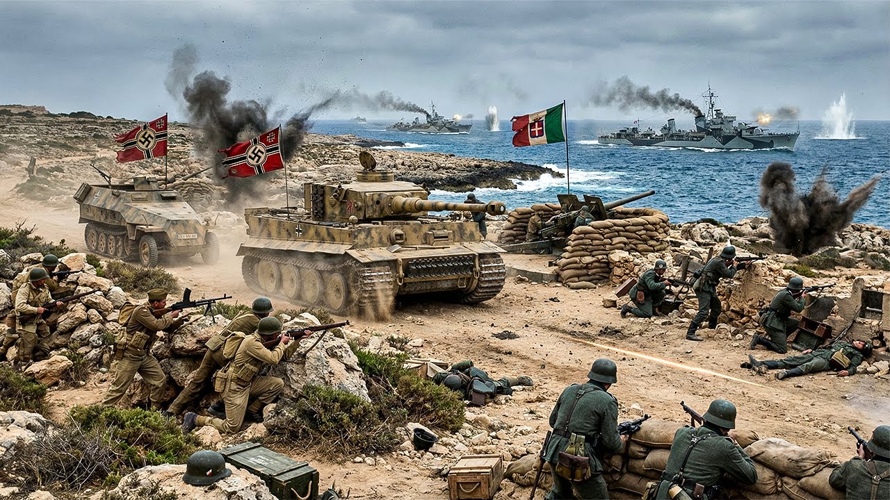 TODA La Segunda Guerra Mundial en el Mediterraneo | La Alianza de Hitler y Mussolini