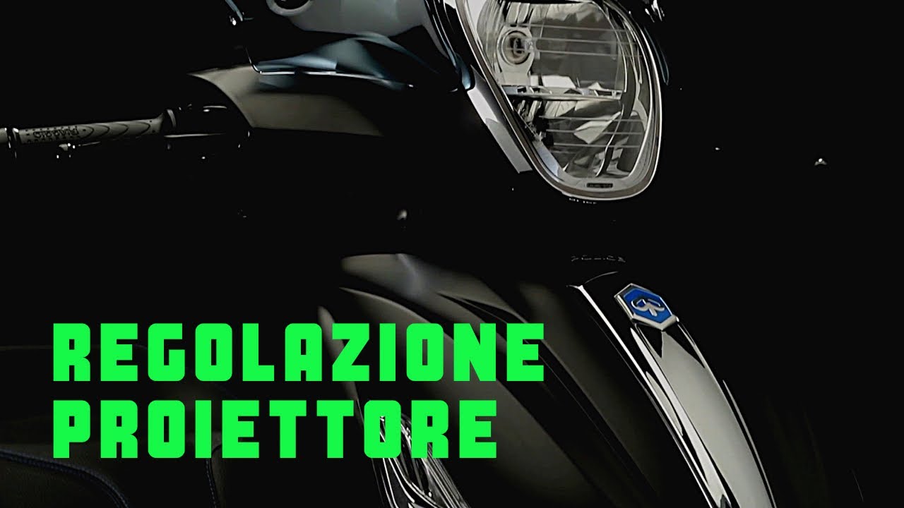 Regolazione proiettore Piaggio Beverly 300/350 ST.