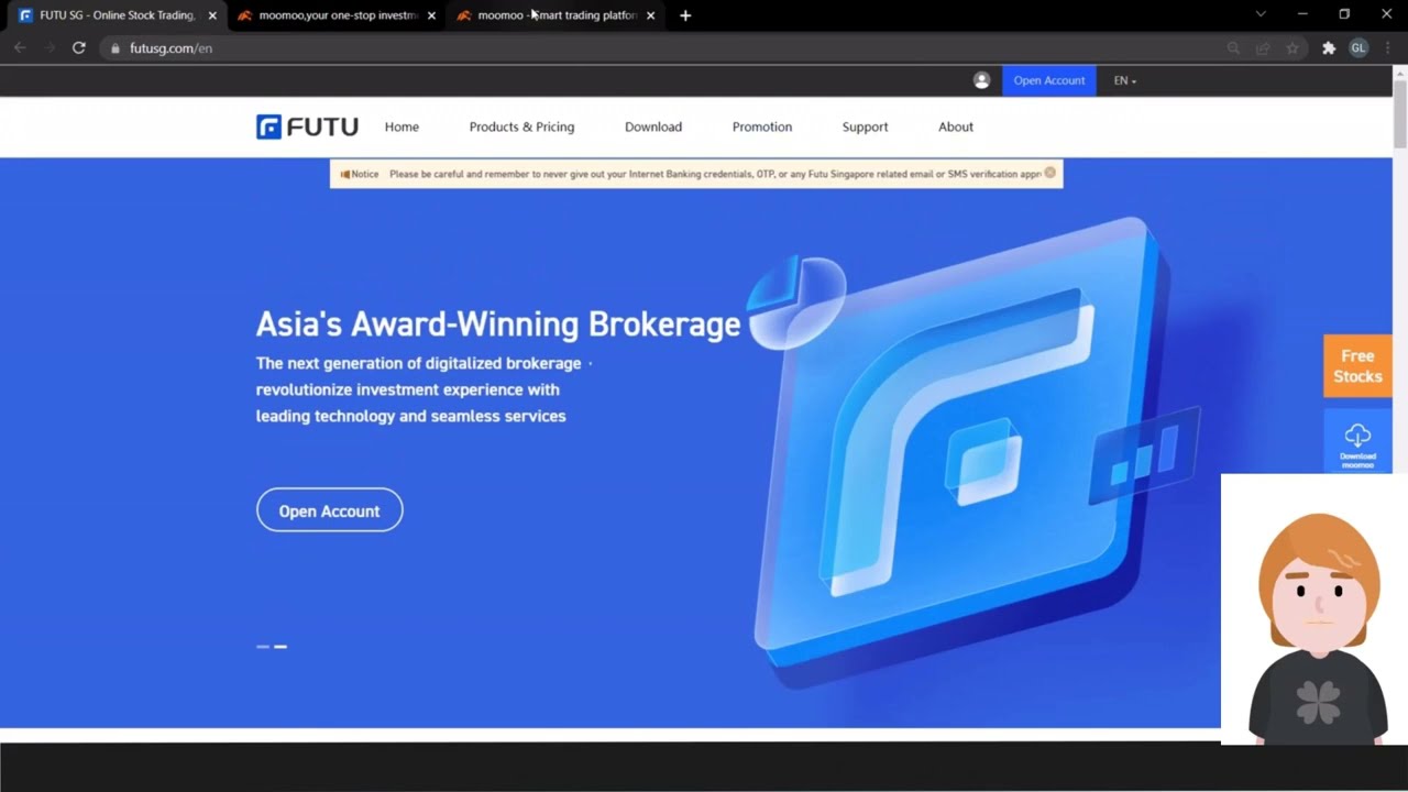 How to open account with FUTU moomoo (SG) Trading Platform