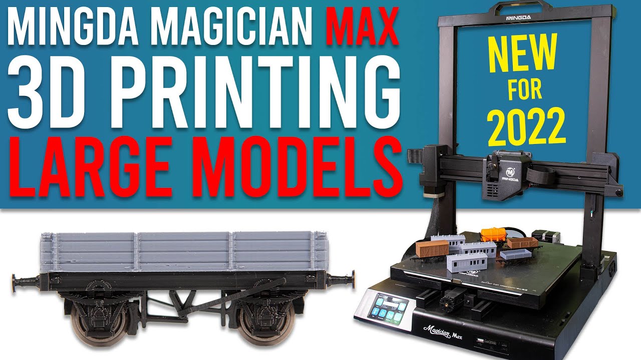 New Mingda Magician Max | Perfect For Building Larger Models | Unboxing & Review