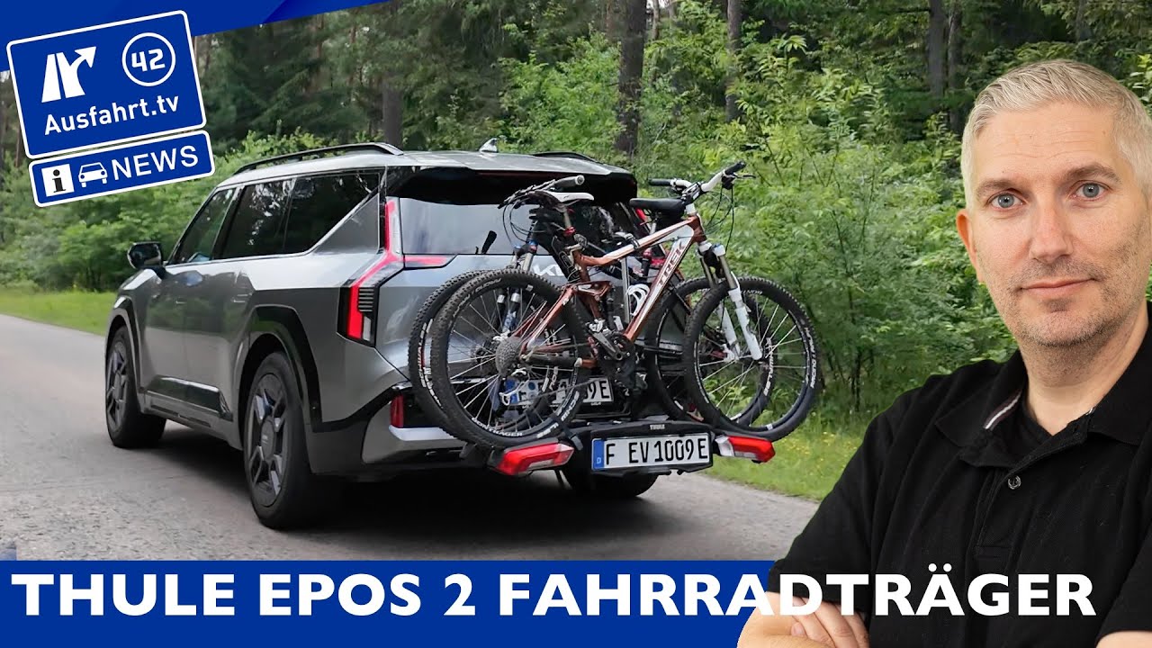 Thule Epos 2 Test! Ein richtig guter klappbarer Fahrradträger für zwei Mountainbikes!