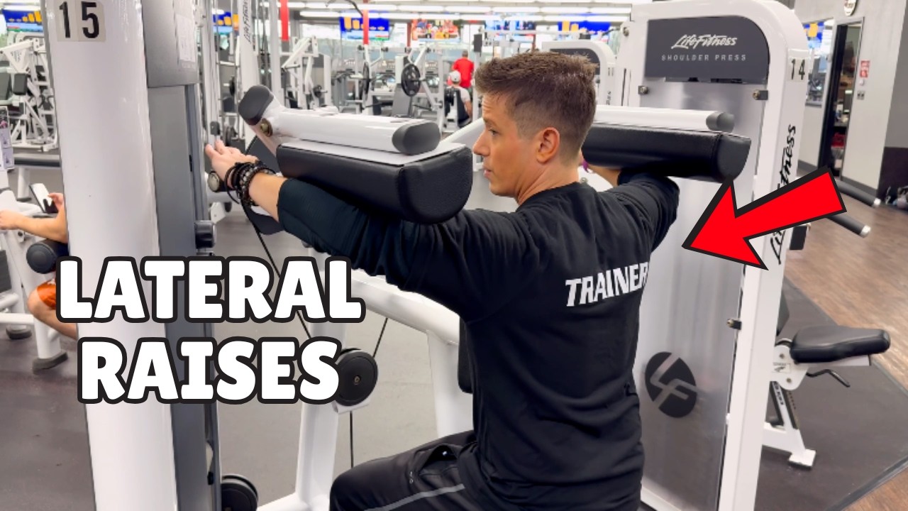 How to Use the Life Fitness Lateral Raise Machine (Proper Setup & Form)