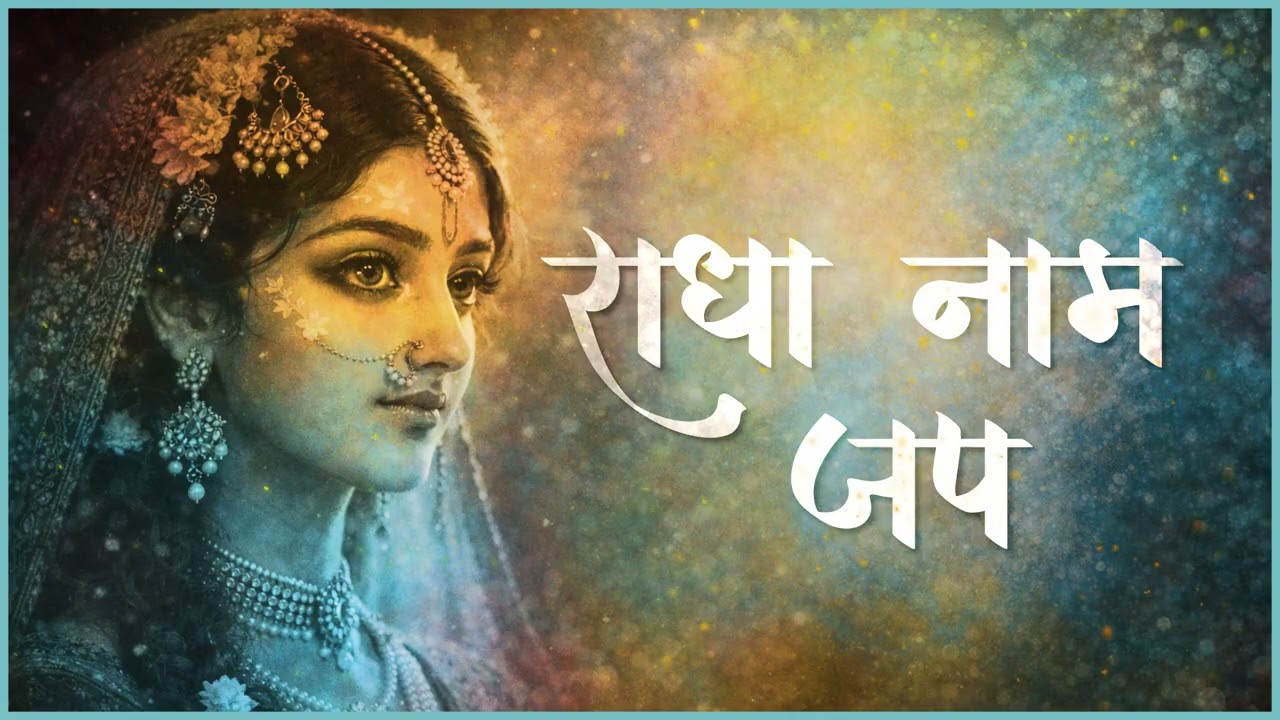 Radha Naam Jap | मन को शांति देने वाला भक्ति जाप | Radha Naam Dhara