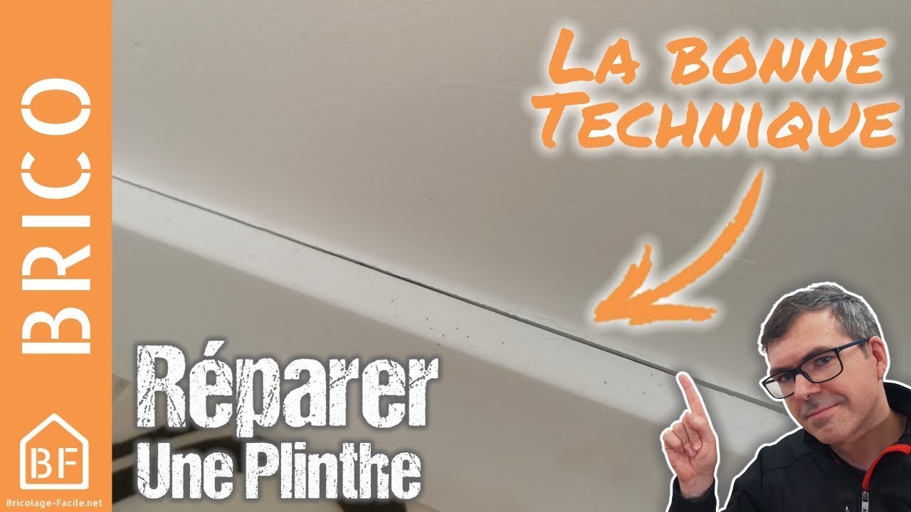 Comment réparer une plinthe en bois qui se décolle ?