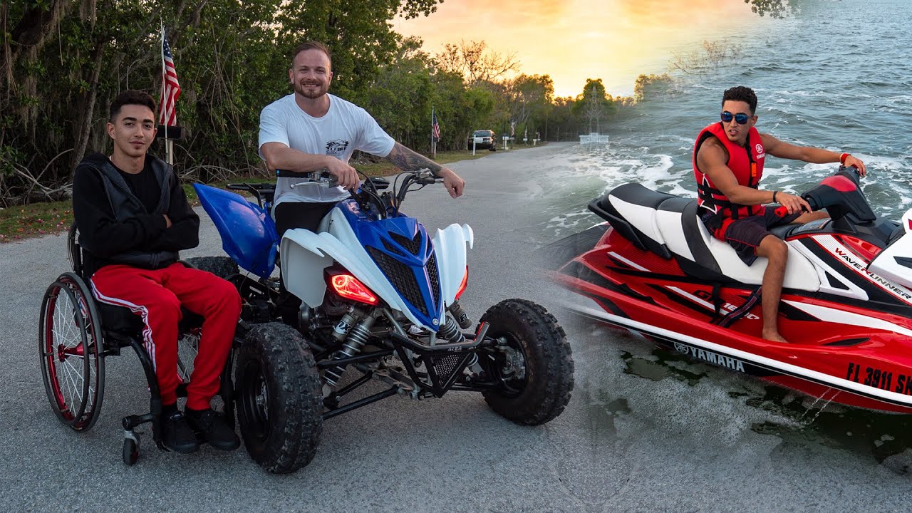 WHEELCHAIR ADAPTIVE ATV + JET SKI?!