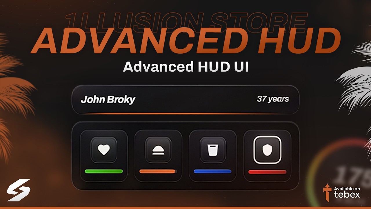 1LLUSION Advanced HUD UI V1 | FiveM Script