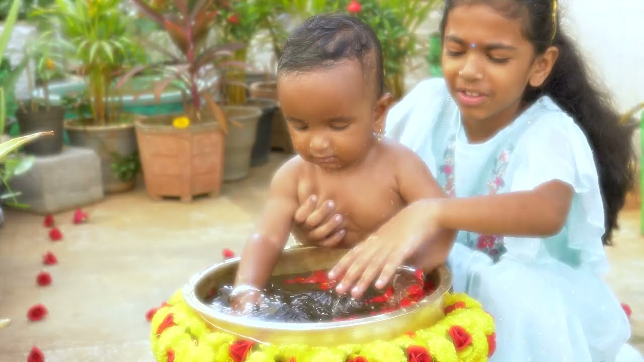Shishu Abhyanga Snana - Cinematic Baby Care Shoot || @f_stop._  || DM for shoots