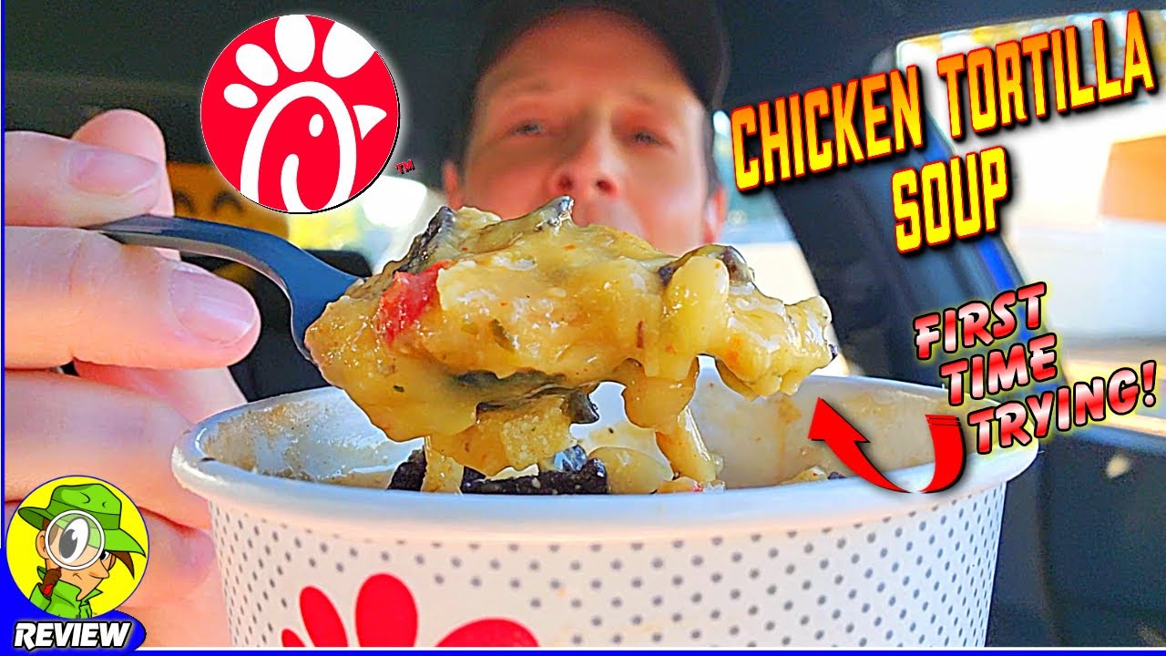 Chick-fil-A® Chicken Tortilla Soup Review 🐔🍲 First Time Trying! 🤩 Peep THIS Out! 🕵️‍♂️