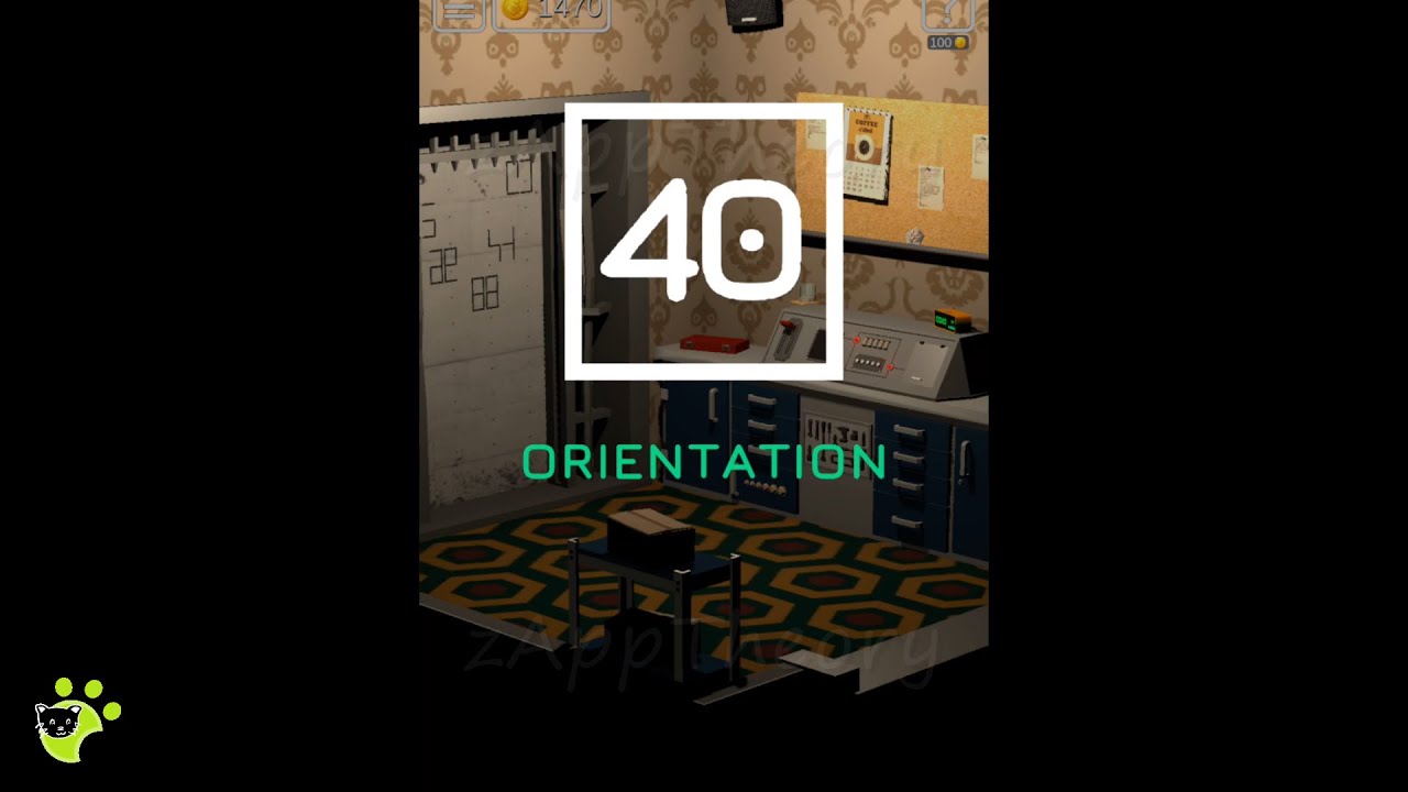 50 Tiny Room Escape 40 Orientation (4/4 Cards) Full Walkthrough (Kiary Games)