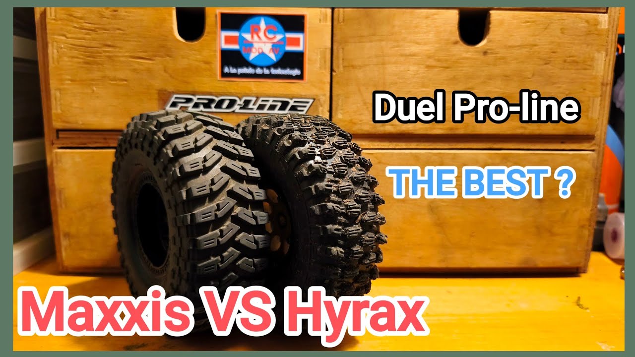 DUEL Pro-line . Maxxis VS Hyrax predator 1.9 . Le meilleur ????