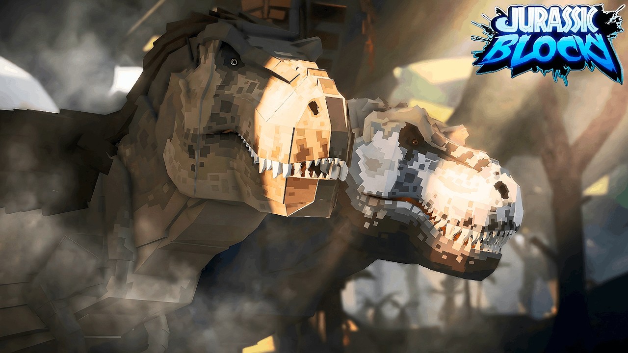 A Fam&iacute;lia Rex: Dia Dif&iacute;cil | Cinematic Jurassic Blocky