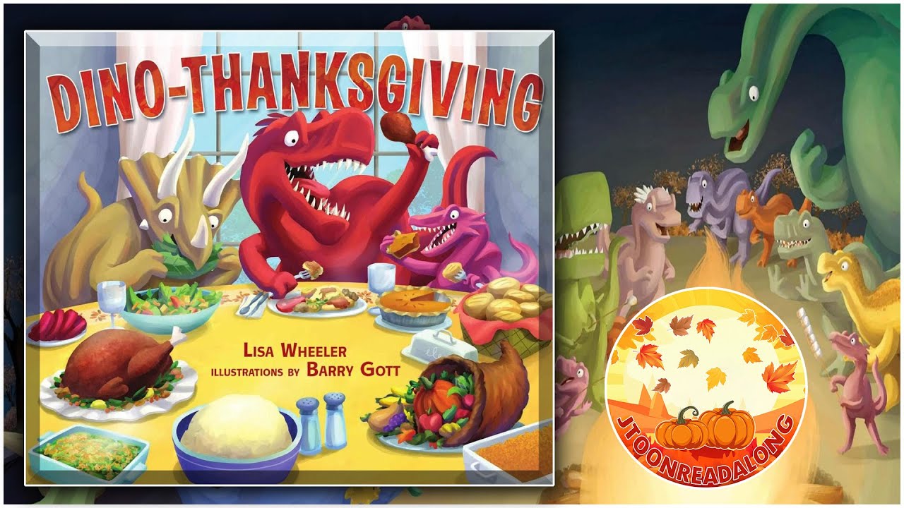 DINO THANKSGIVING - CHILDREN'S BOOK READ ALOUD! #storytime #animals #dinosaur