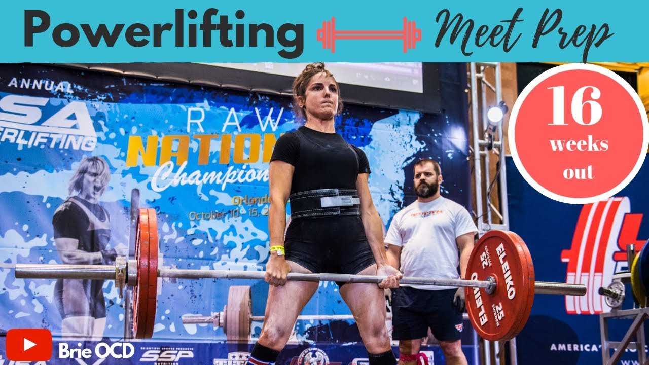 USPA Powerlifting Meet Prep - 16 weeks out