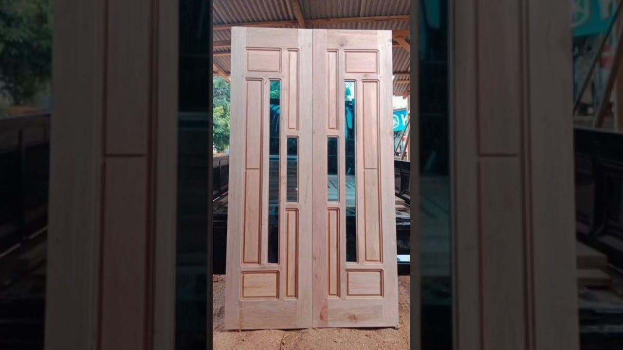 lima model pintu minimalis yang lagi tren #woodworking #shorts