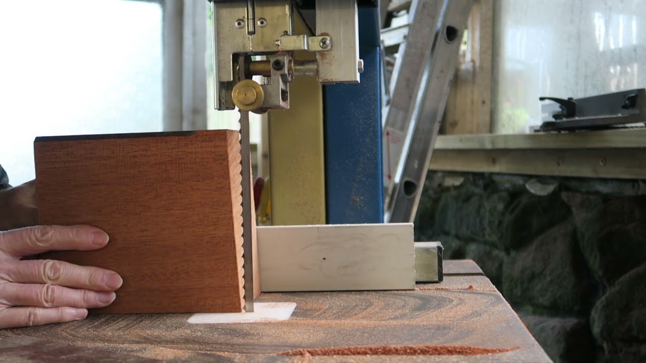 Bandsaw Slice using Scheppach Basa 3 Vario