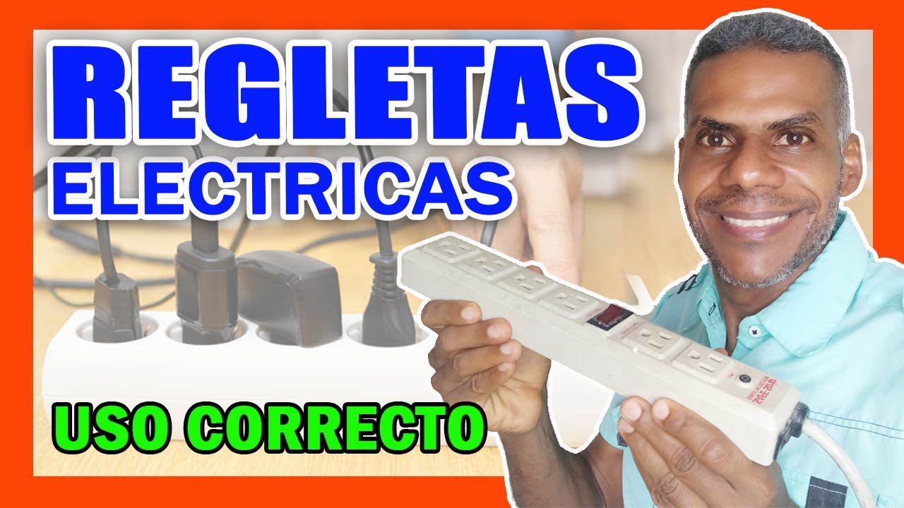 Regleta Eléctrica Conexión Correcta, para Evitar Incendio