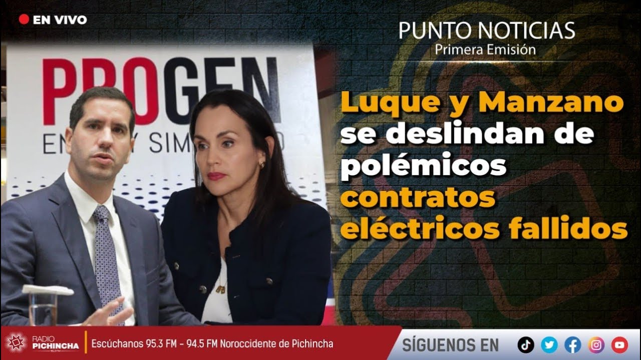 🔴 #EnVIVO | Luque y Manzano se deslindan de pol&eacute;micos contratos el&eacute;ctricos&nbsp;fallidos