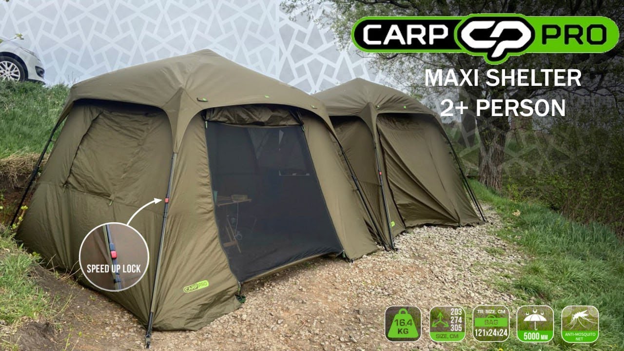 Огляд Короповога шатра Carp Pro Maxi Shelter / Топовий шатер для Рибалки / Обзор Шатер Для Рыбалки
