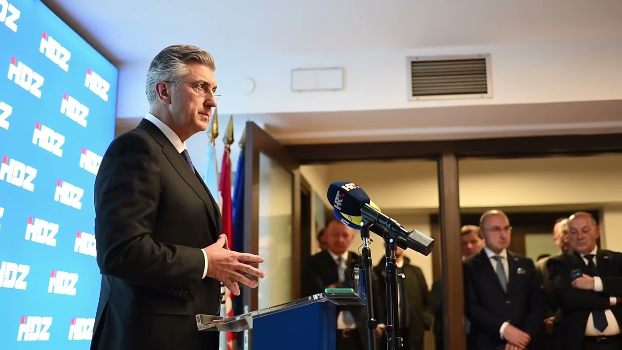 Izjava Andreja Plenkovića o dočeku hrvatskih rukometaša na Trgu bana Jelačića