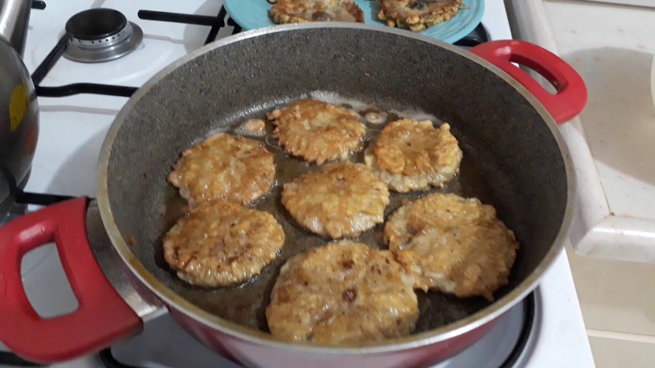 Şemsiye mantarı Kızartması - Fried Parasol Mushroom -