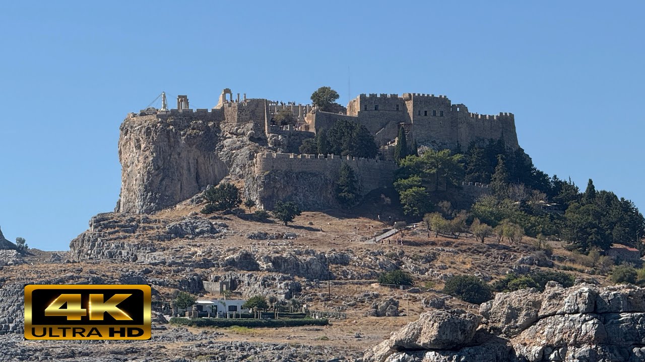 Lindos on Rhodos Acropolis tour 11 okt 2025
