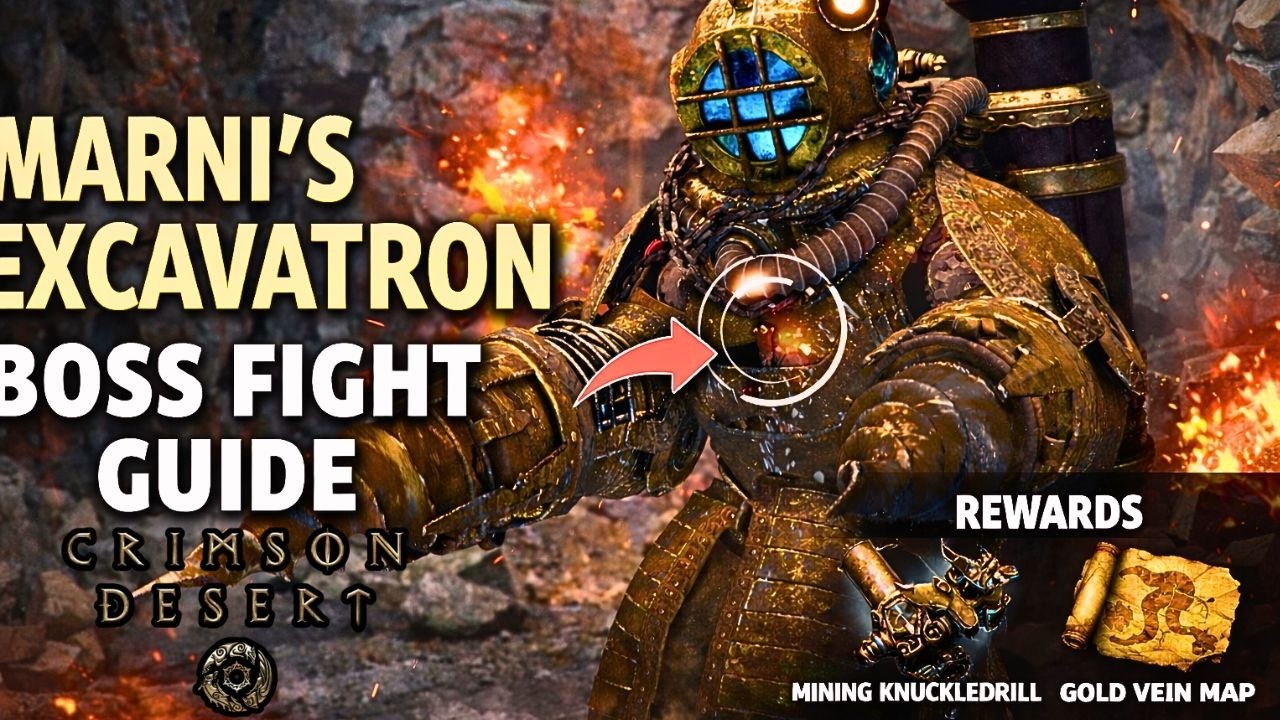 How to Liberate Karin Quarry & Defeat Marni's Excavatron Boss - Crimson Desert