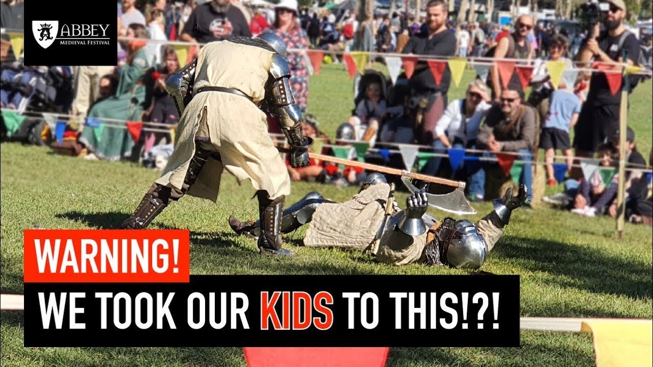 A Battle Royale for the family | Abbey Medieval Festival 2023 #australia