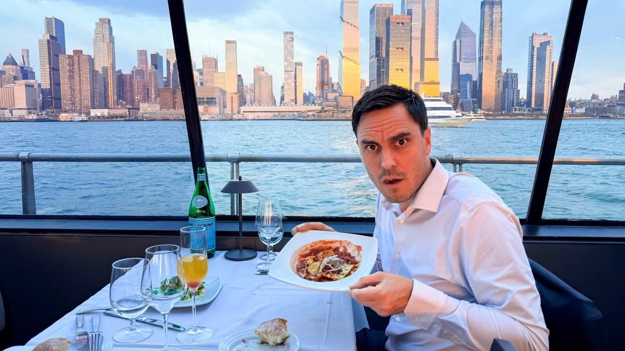 An Italian Reacts to NYC's Famous Dinner Cruise (He Was Shocked!)