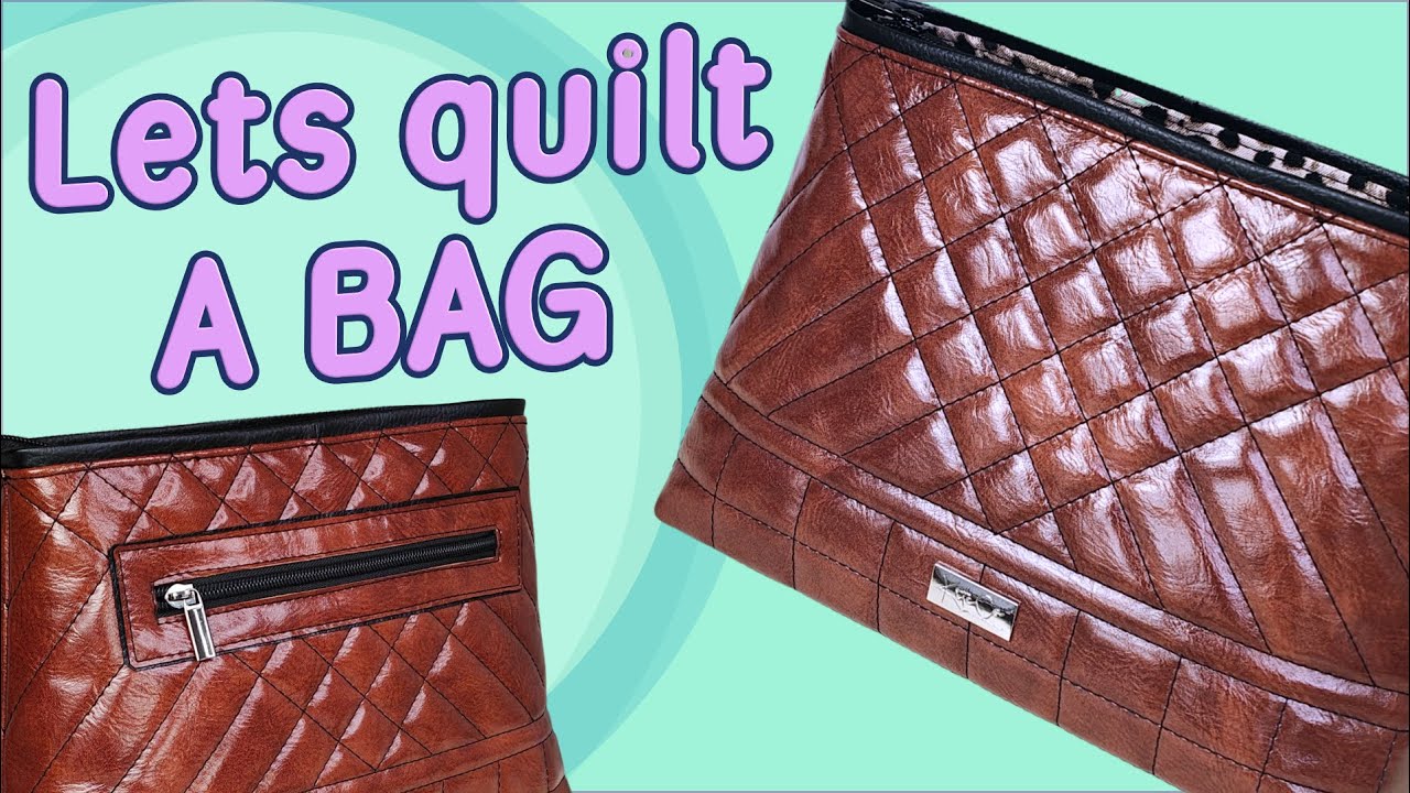 Custom Quilting Tutorial: How to Quilt a Unique Bag Design | DIY Bag Making
