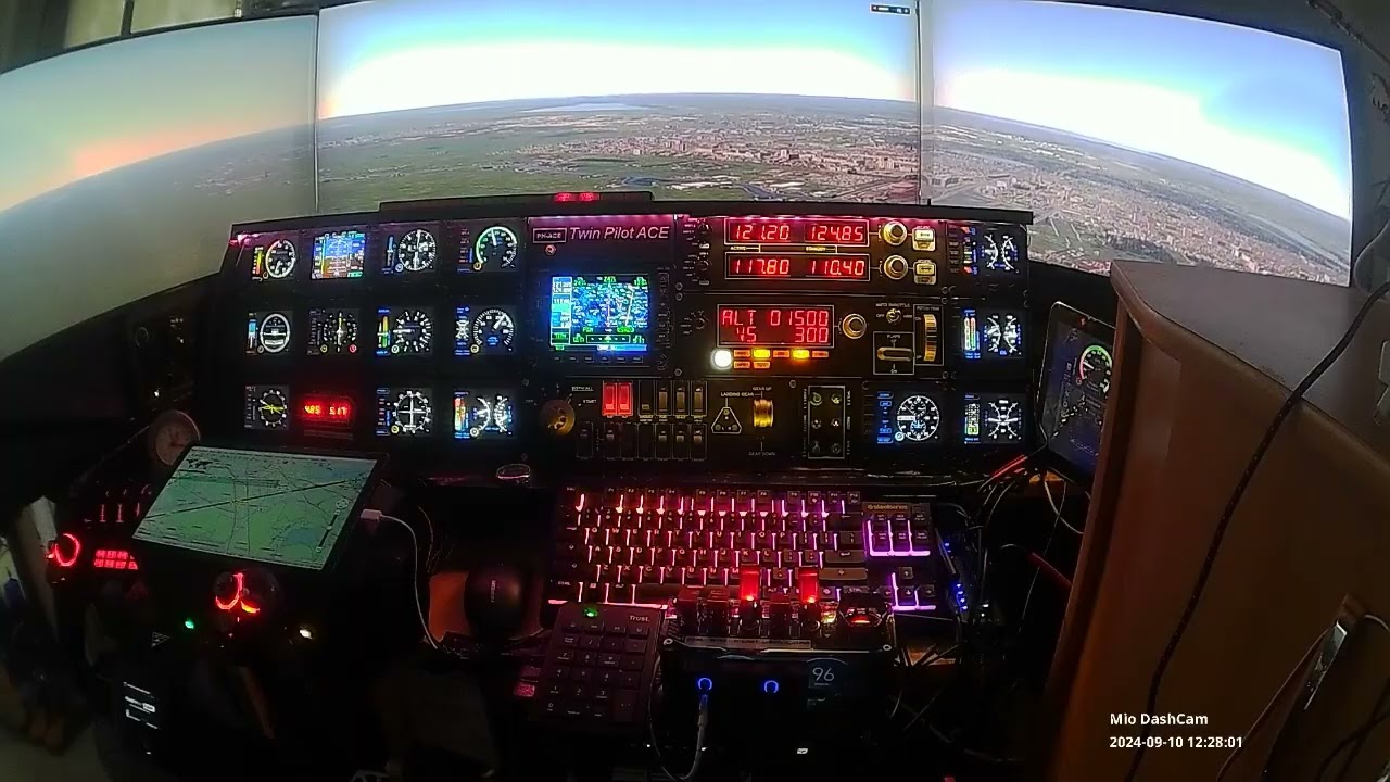Fly with Twinpilot Ace from EHLE over the grave of Guy Gibson and JimWarwick