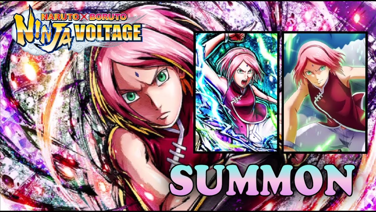 How to draw Mega Rare Card & 5 ⭐ Limit Break Card June 2024 - Summon Uchiha Sakura 【NxB NV (忍ボル)】