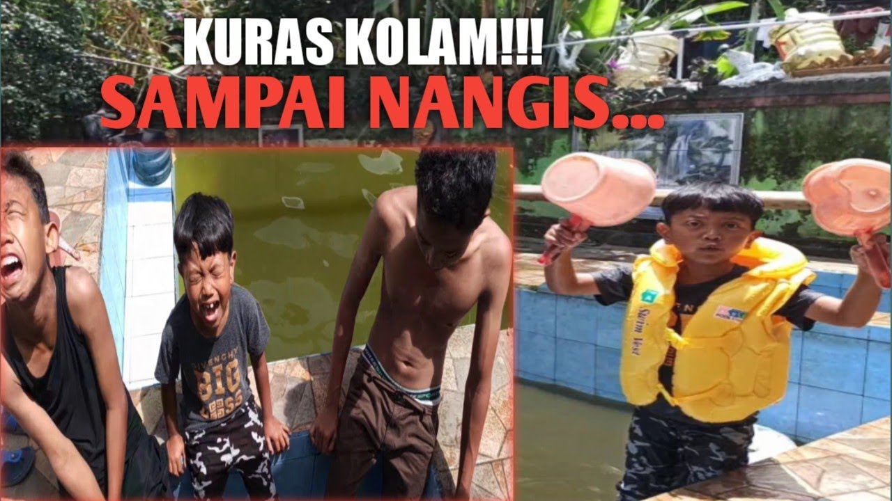 PERMINTAAN KALIAN!!! KURAS KOLAM RENANG KITA, BOCIL PUNYA KOLAM BARU! Mikael TubeHD