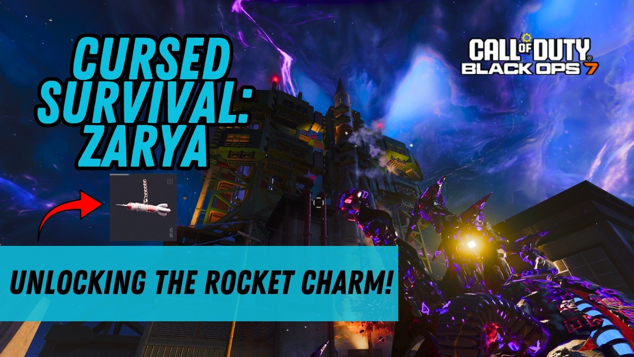 I unlocked the Rocket Charm on Zarya Cosmodrome Cursed Survival!
