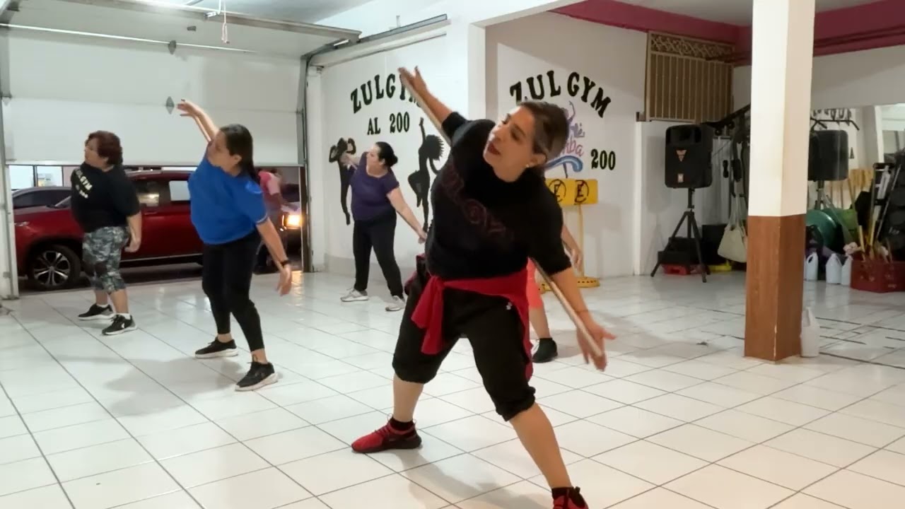 💃🏻ZULGYM💃🏻”CARDIO HI-LOW AERÓBICO CON BASTÓN Y TRABAJO DE ABDOMEN”. Coach: Zulma Guevara.