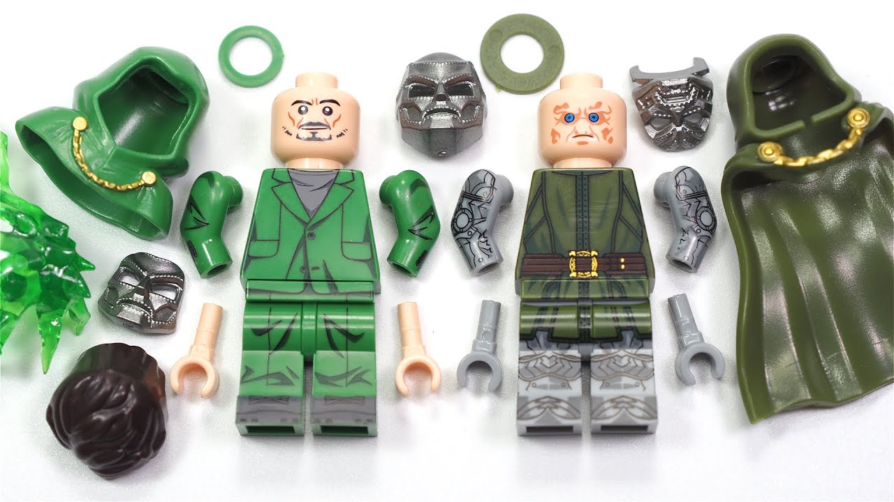 LEGO Avengers: Doomsday | Robert Downey Jr. Iron Man Become Doctor Doom Unofficial Lego Minifigures