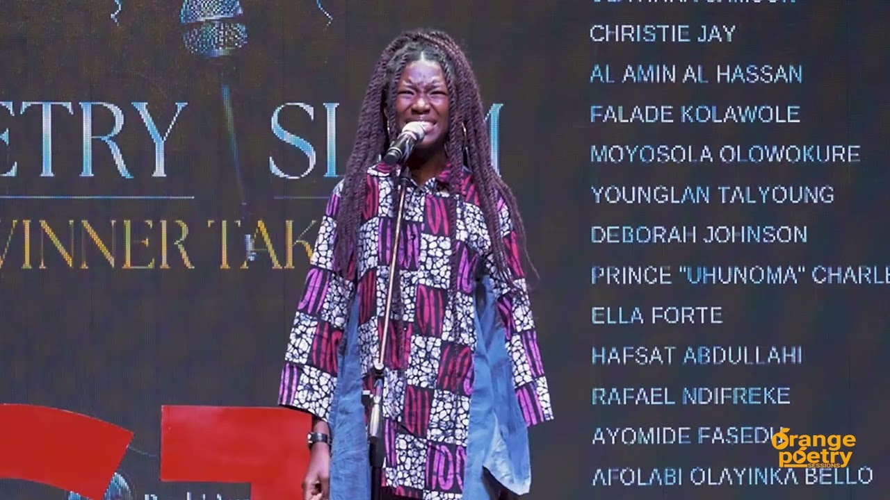MOYOSOLA OLOWOKURE  - LIPFEST22 POETRY SLAM (First Round) || Orange Poetry