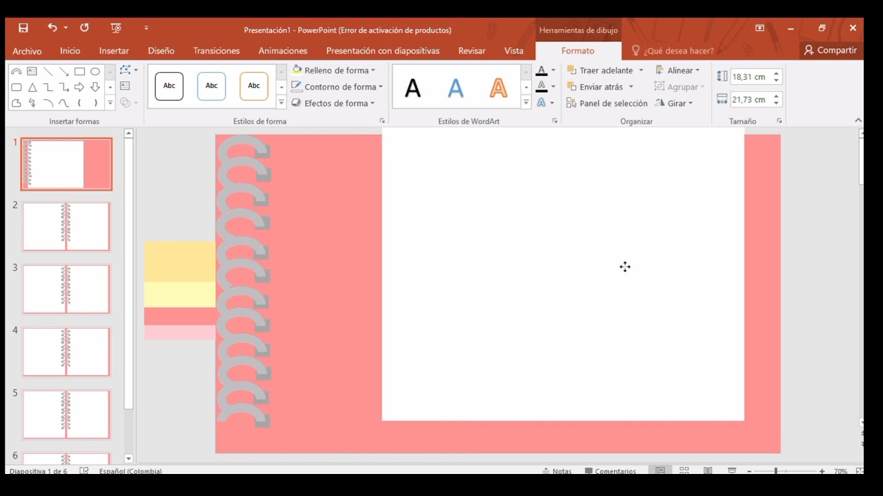 como hacer un cuaderno digital en power point 😱💻