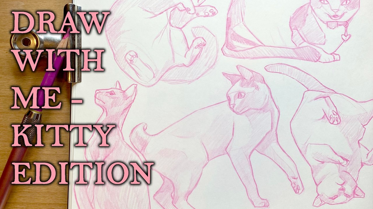 Sketch Cats With Me! | Cozy Sketchbook Session