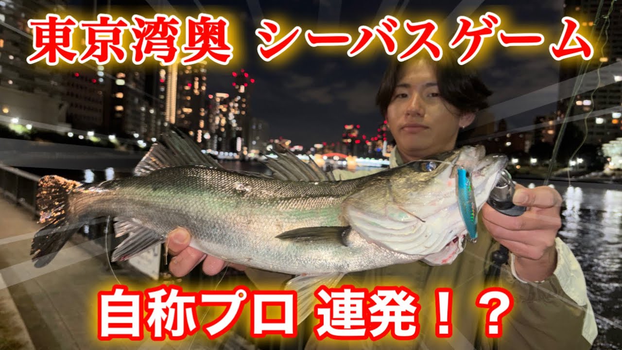 【東京湾奥シーバス】冬でも止まらない…まさかの連発