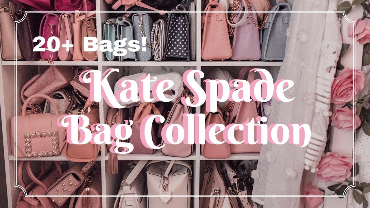 КОЛЛЕКЦИЯ СУМОК KATE SPADE (БОЛЕЕ 20 СУМОК!) | Женственная коллекция розовых сумок