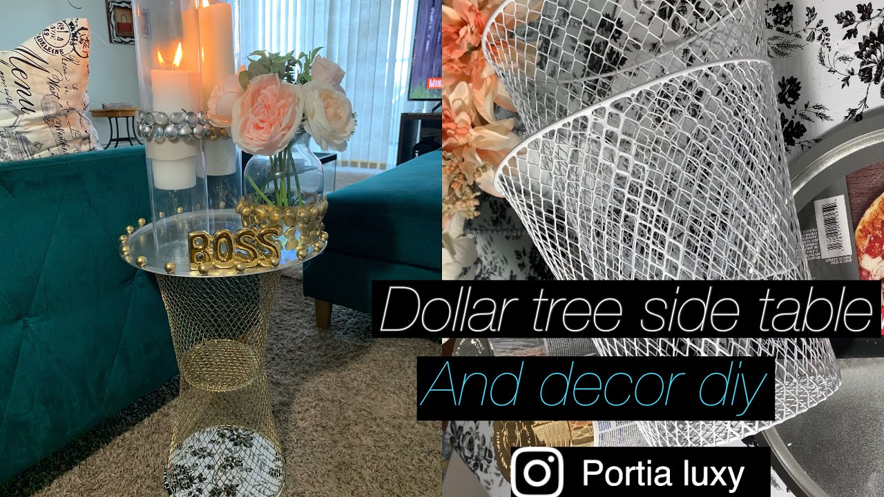 Side table dollar tree 🌲 diy