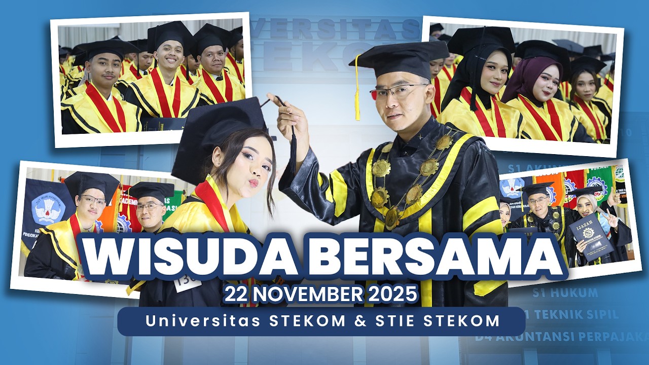 Wisuda ke-11 Universitas STEKOM dan Wisuda ke-5 STIE STEKOM| 22 November 2025